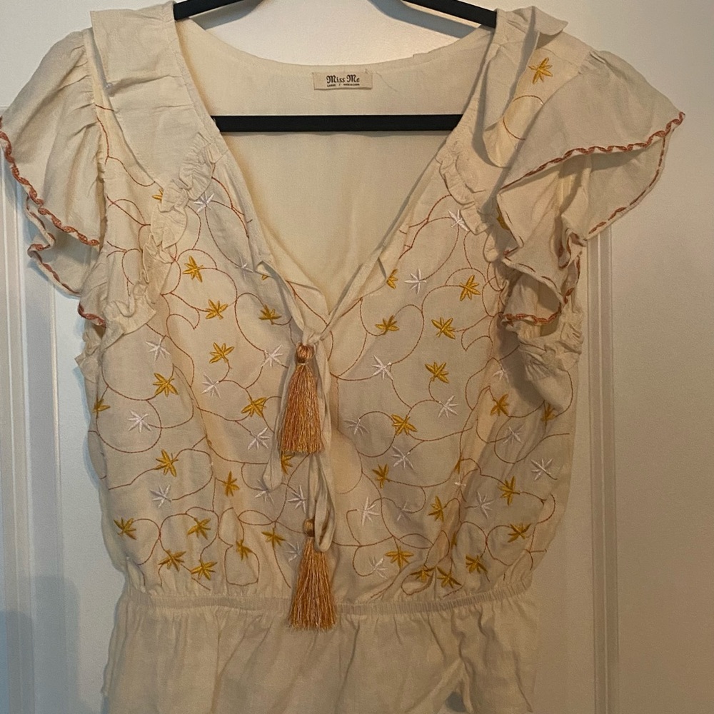 Miss me boho top
